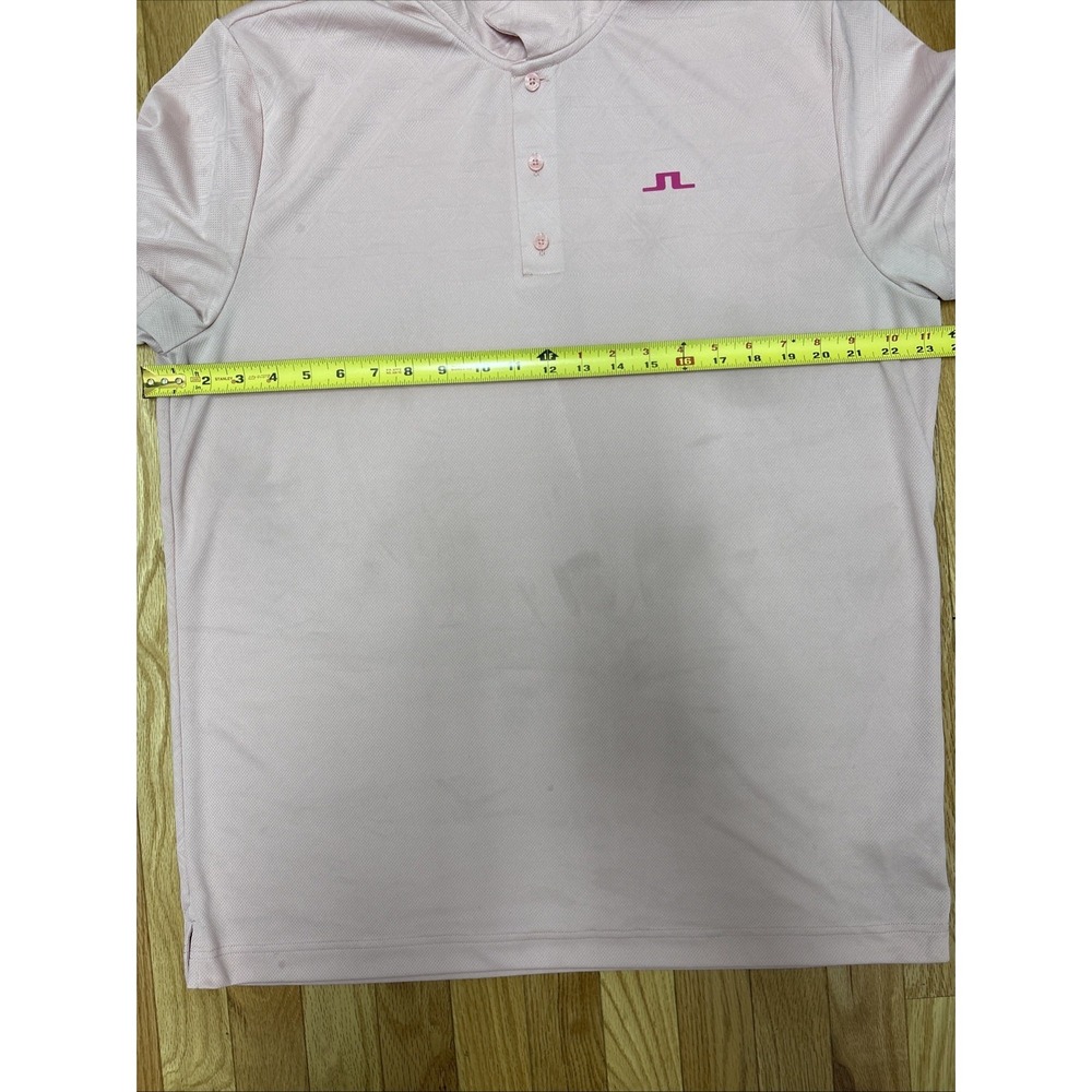 J.Lindeberg Duff Regular Fit Pink Polo Shirt - Size XXL - Picture 7 of 8